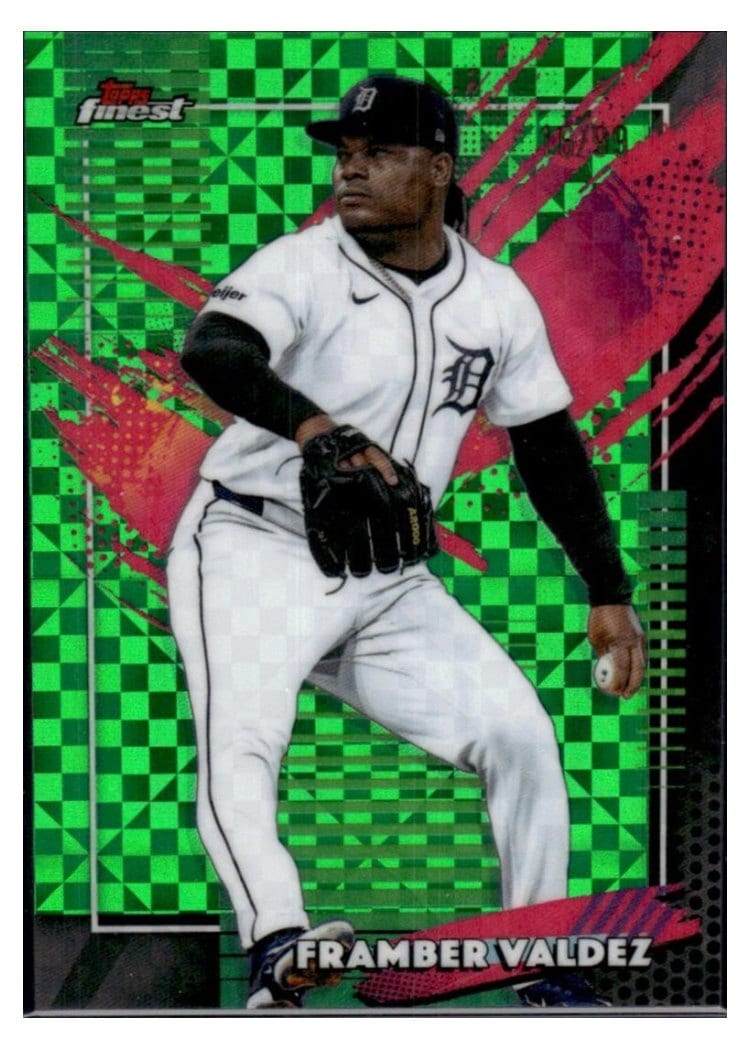 2026 Topps Finest Framber Valdez #205 card