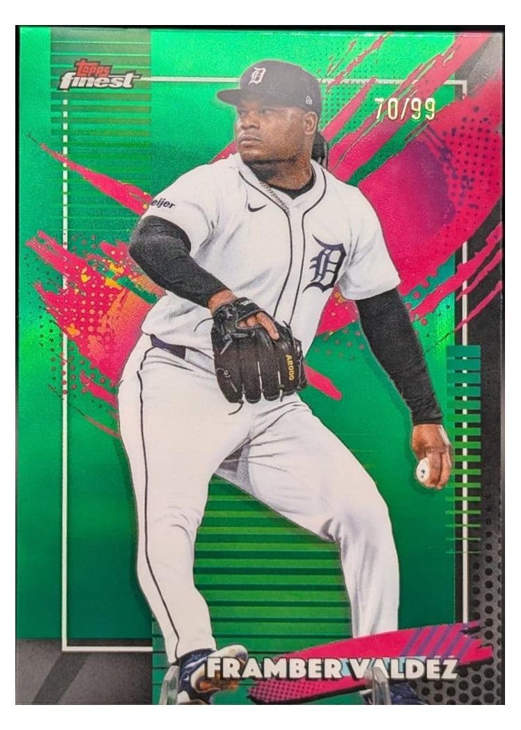 2026 Topps Finest Framber Valdez #205 card