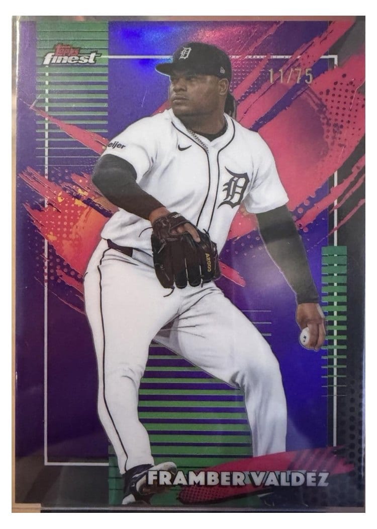 2026 Topps Finest Framber Valdez #205 card