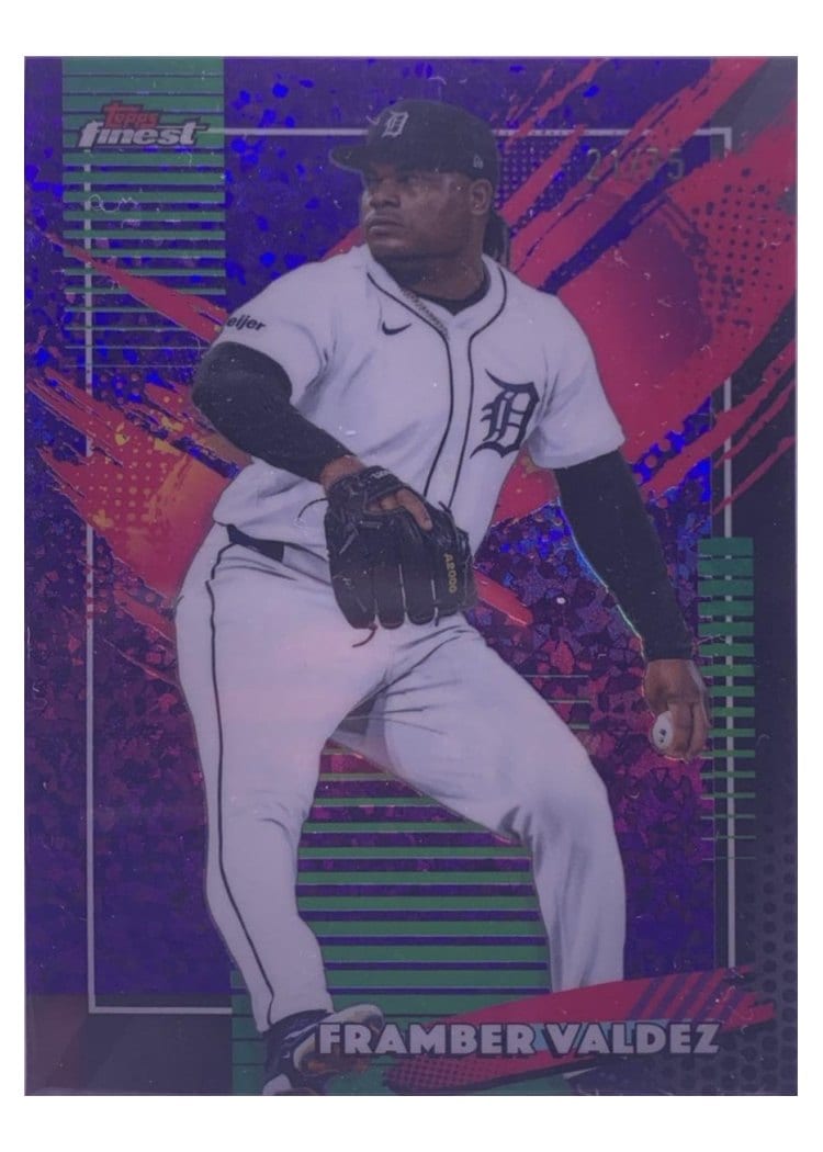 2026 Topps Finest Framber Valdez #205 card