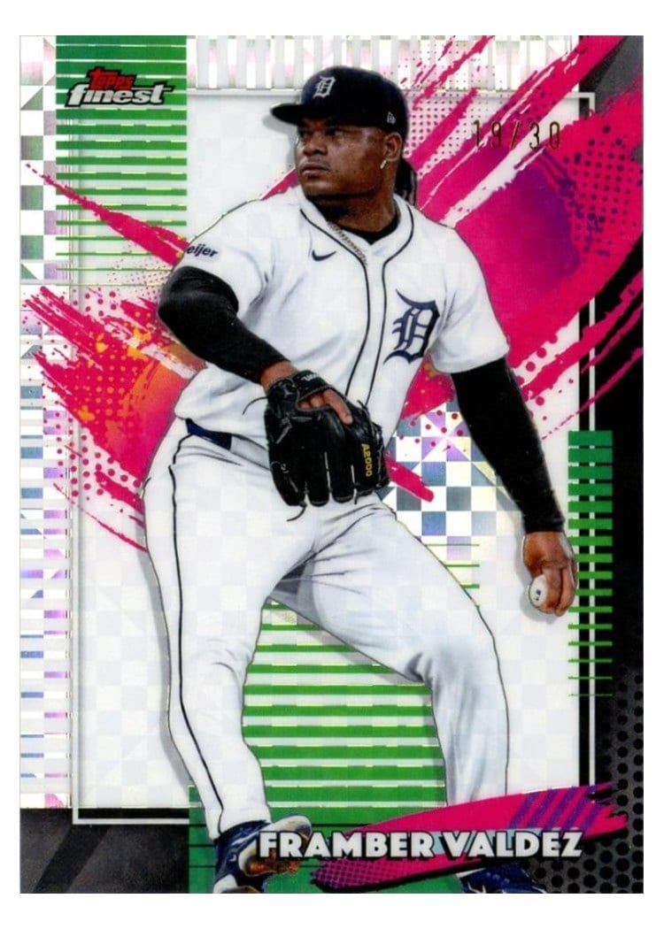 2026 Topps Finest Framber Valdez #205 card