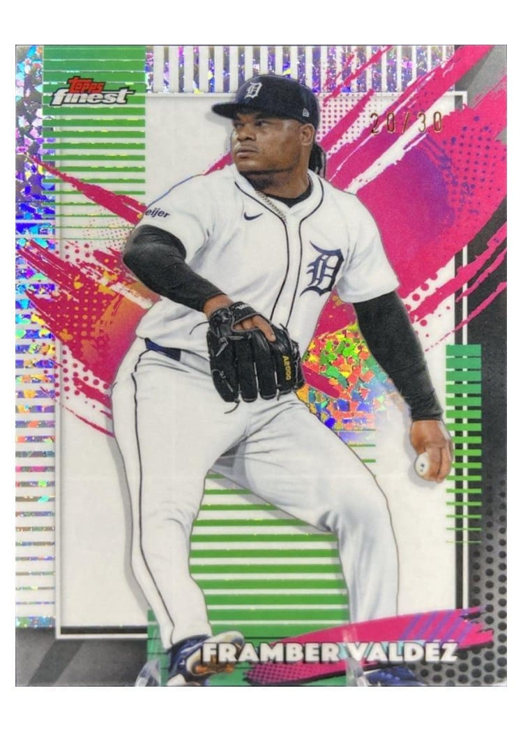 2026 Topps Finest Framber Valdez #205 card