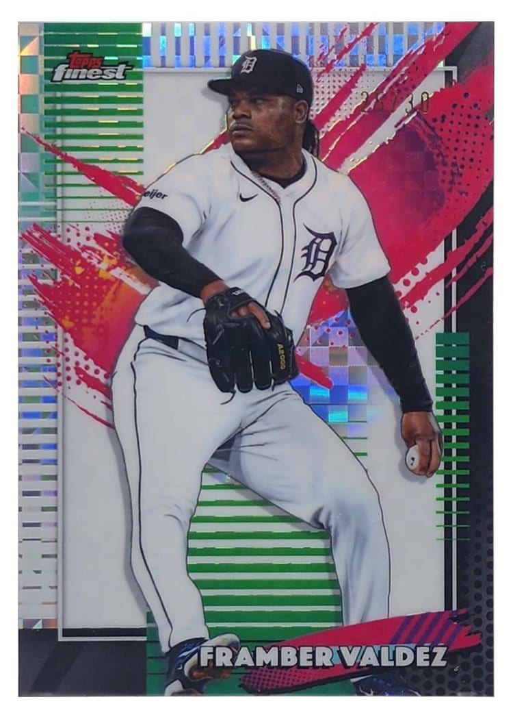 2026 Topps Finest Framber Valdez #205 card