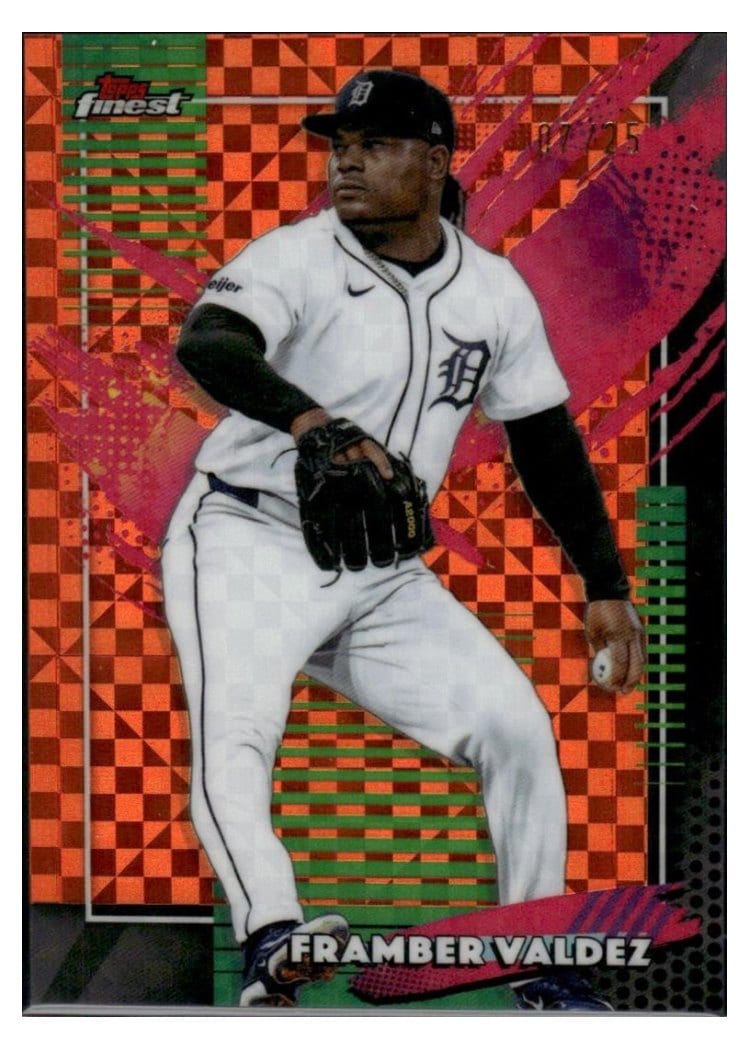 2026 Topps Finest Framber Valdez #205 card