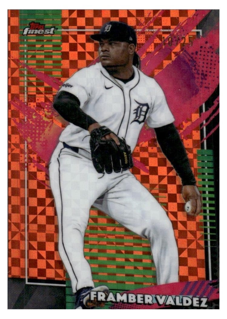 2026 Topps Finest Framber Valdez #205 card
