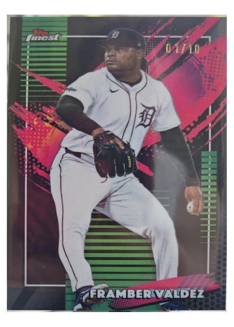 2026 Topps Finest Framber Valdez #205 card