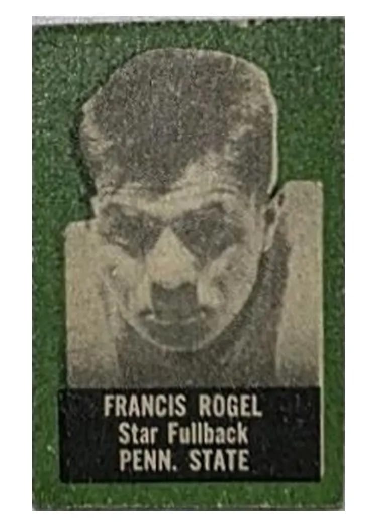 Fran Rogel 1950 Topps Felt Backs card
