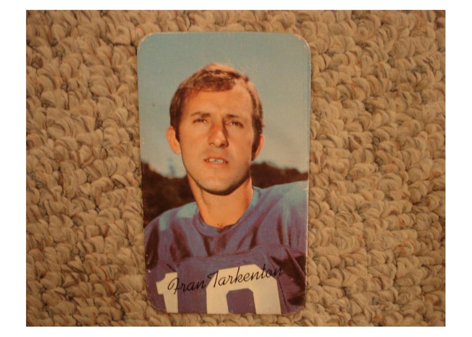 1970 Topps Super Fran Tarkenton #1 card