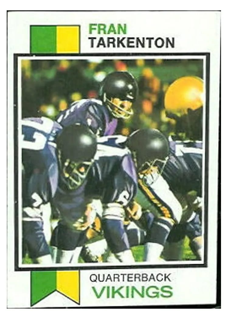1973 Topps Fran Tarkenton #60 card