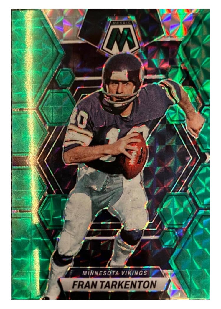 2023 Panini Mosaic Base Set Fran Tarkenton Green #159 card
