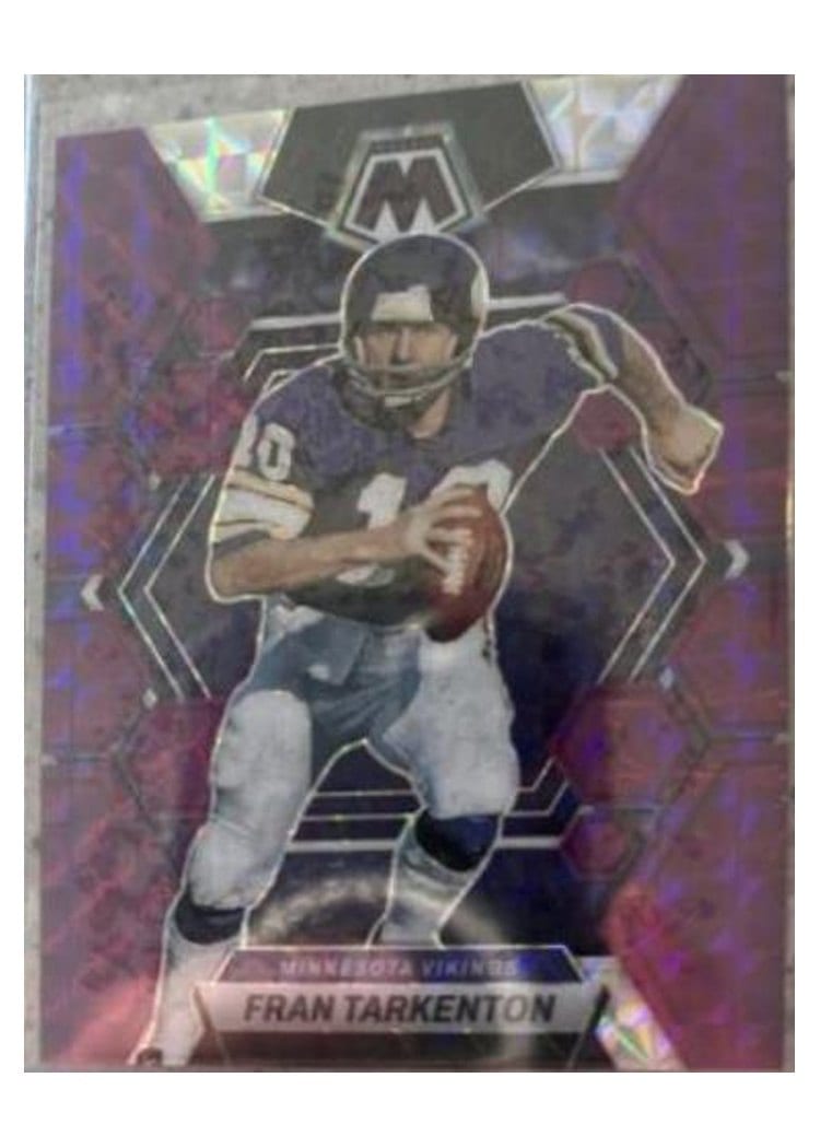 2023 Panini Mosaic Base Set Fran Tarkenton Purple #159 card