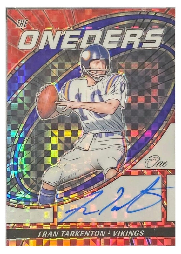 2023 Panini One The Oneders Autographs Fran Tarkenton #365 card