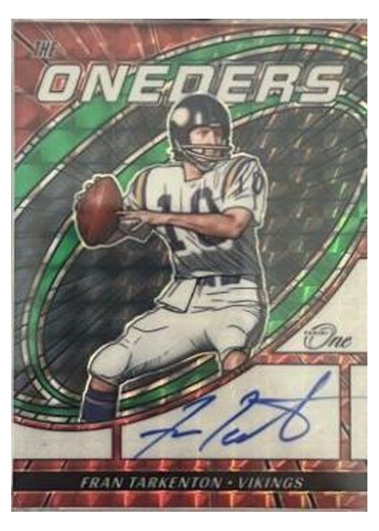 2023 Panini One The Oneders Autographs Fran Tarkenton #365 card