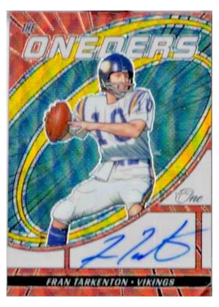 2023 Panini One The Oneders Autographs Fran Tarkenton #365 card