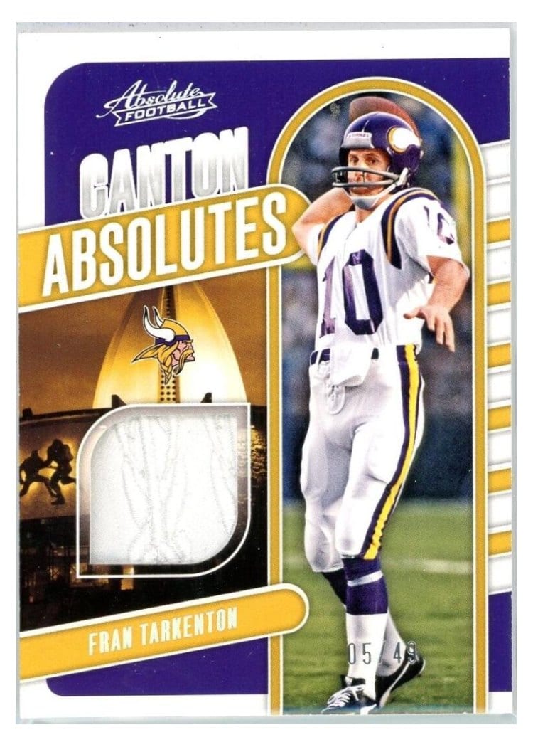 2024 Panini Absolute Canton Absolutes Fran Tarkenton #CA-FTN card