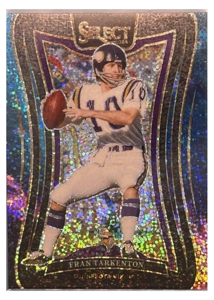 2024 Panini Select Base Set Fran Tarkenton Cosmic Prizm #338 card