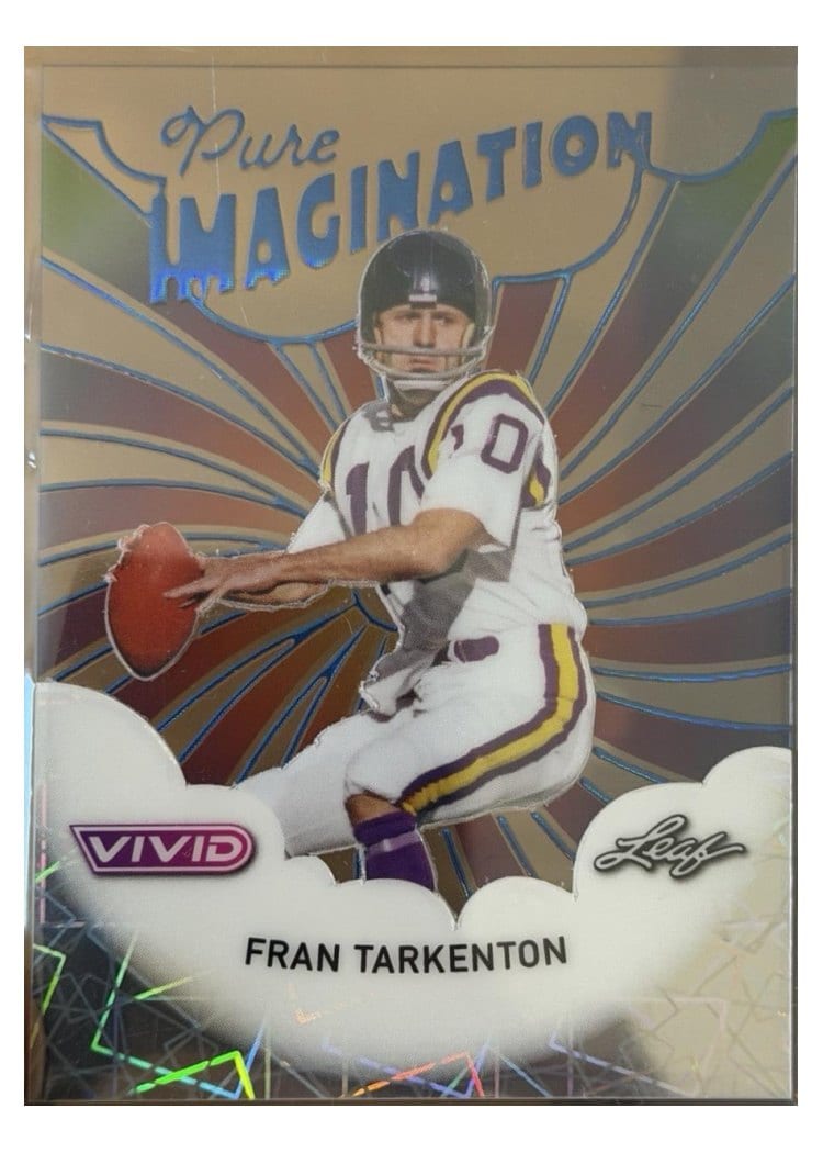 2025 Leaf Vivid Pure Imagination Fran Tarkenton #PB-17 card