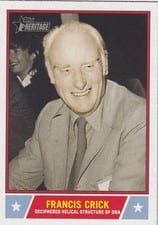 2025 Topps Heritage Notable Americans Francis Crick #NS-81 card