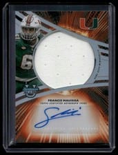 2025 Bowman University Best Prospect Jumbo Relic Autographs Refractor Francis Mauigoa #JRA-FM card