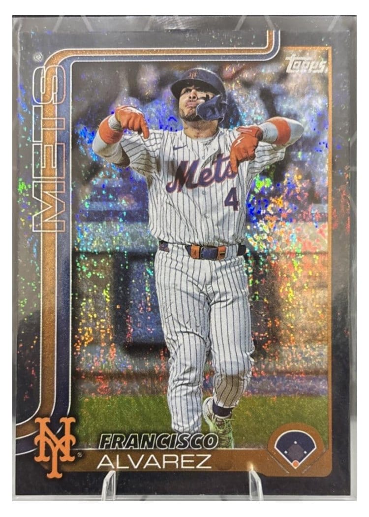 2025 Topps Base Set Francisco Alvarez Black Rainbow #171 card