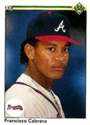 1990 Upper Deck Base Set Francisco Cabrera #64 card