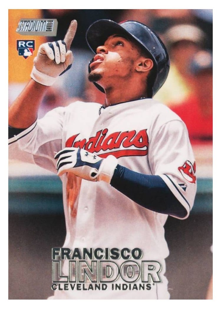 2016 Stadium Club Base Set Francisco Lindor #42 card