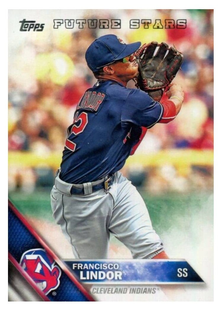 2016 Topps Base Set Francisco Lindor #439 card