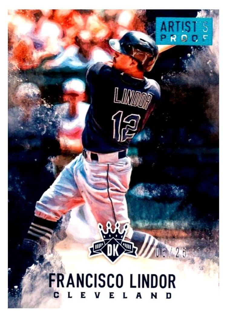 2017 Panini Diamond Kings Base Set Francisco Lindor #61 card