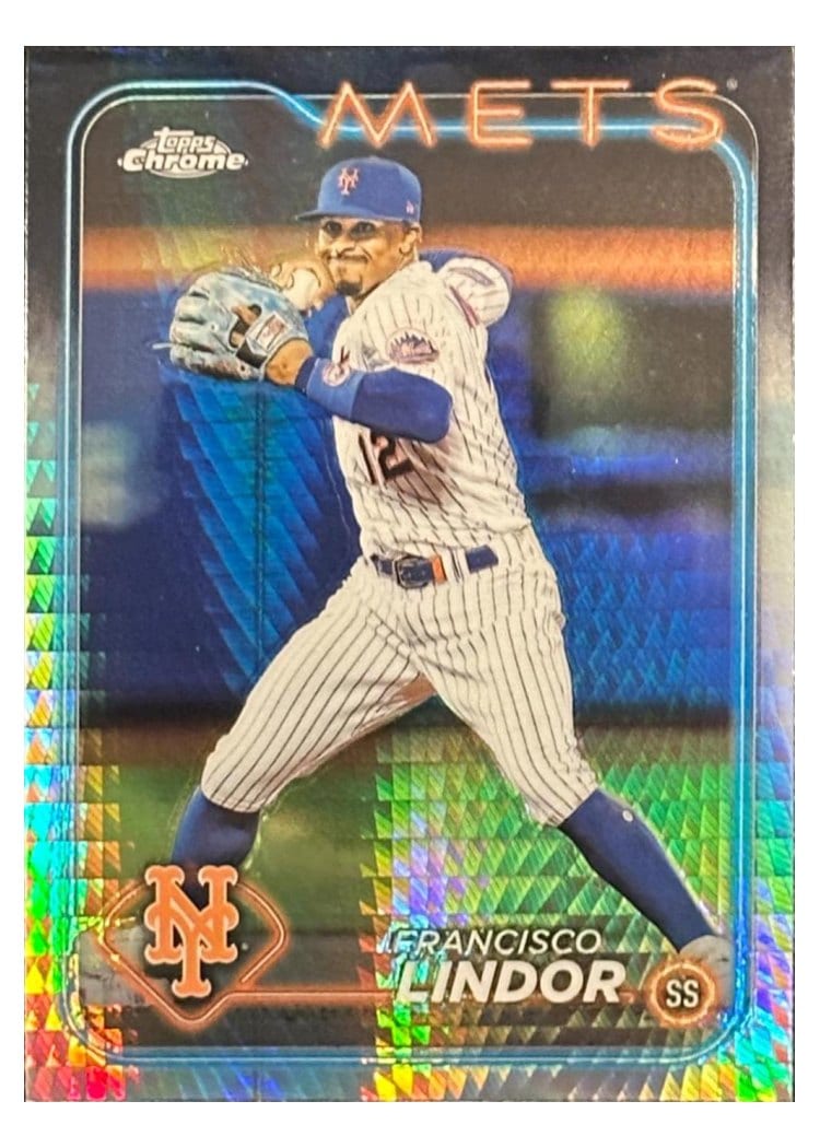 2024 Topps Chrome Francisco Lindor #137 card