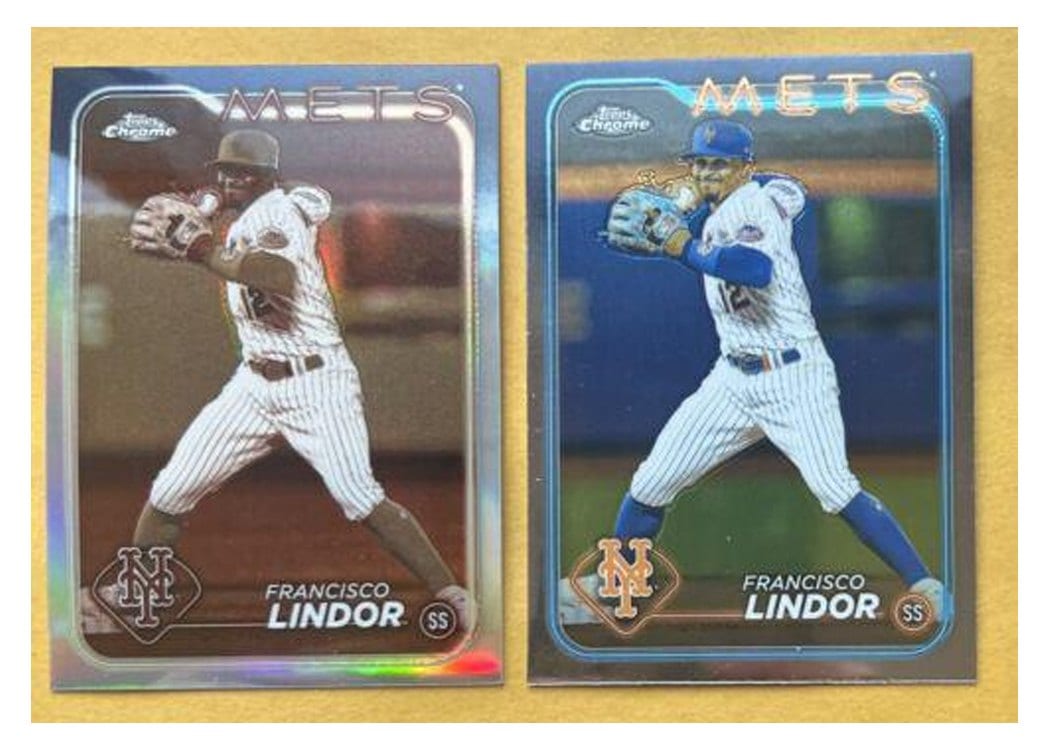 2024 Topps Chrome Francisco Lindor #137 card