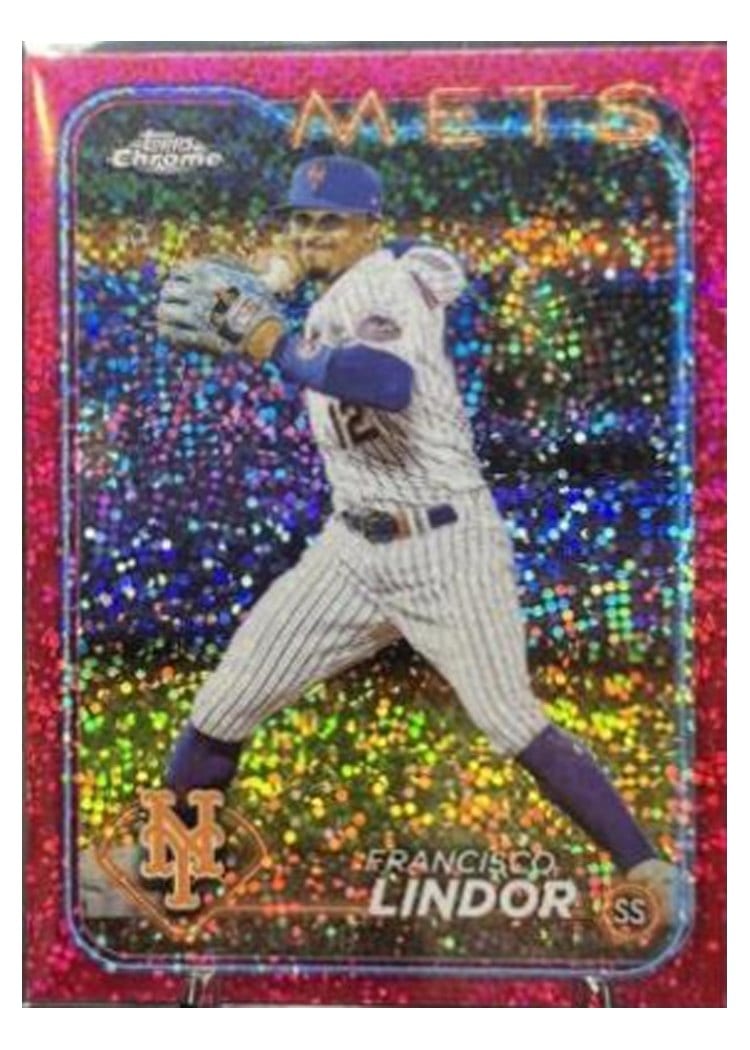 2024 Topps Chrome Francisco Lindor #137 card