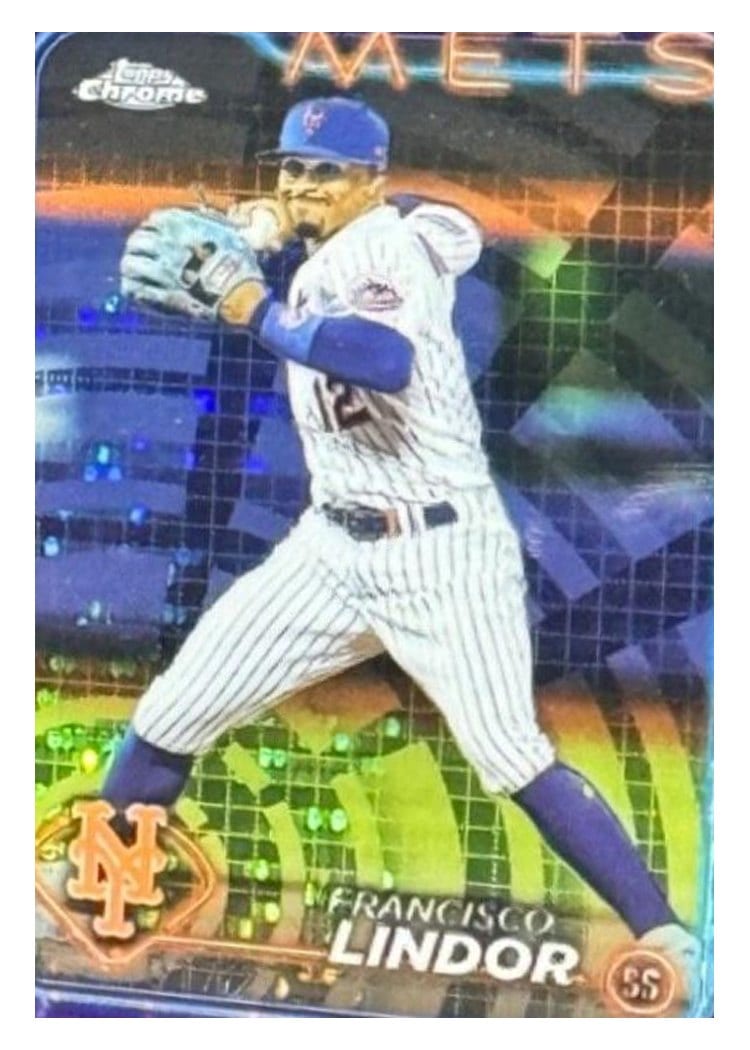 2024 Topps Chrome Francisco Lindor #137 card