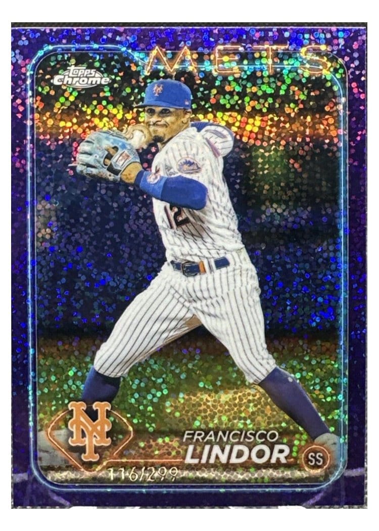 2024 Topps Chrome Francisco Lindor #137 card