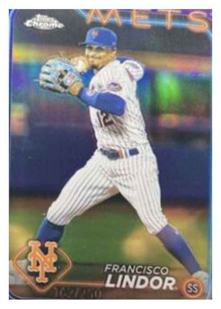 2024 Topps Chrome Francisco Lindor #137 card