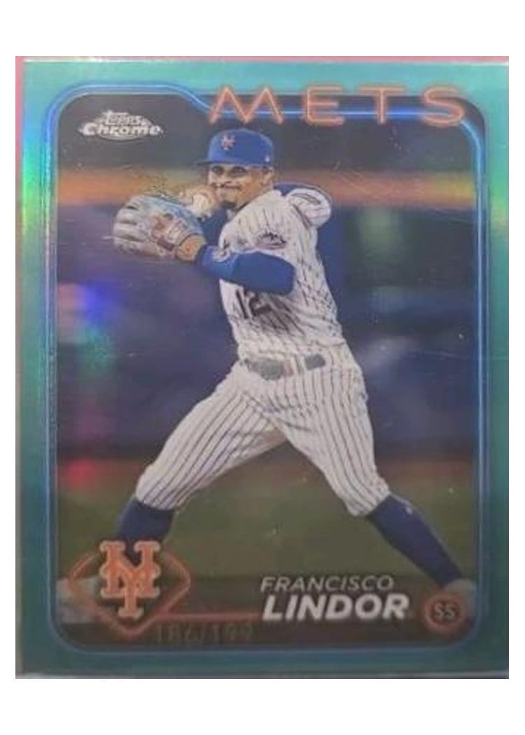 2024 Topps Chrome Francisco Lindor #137 card
