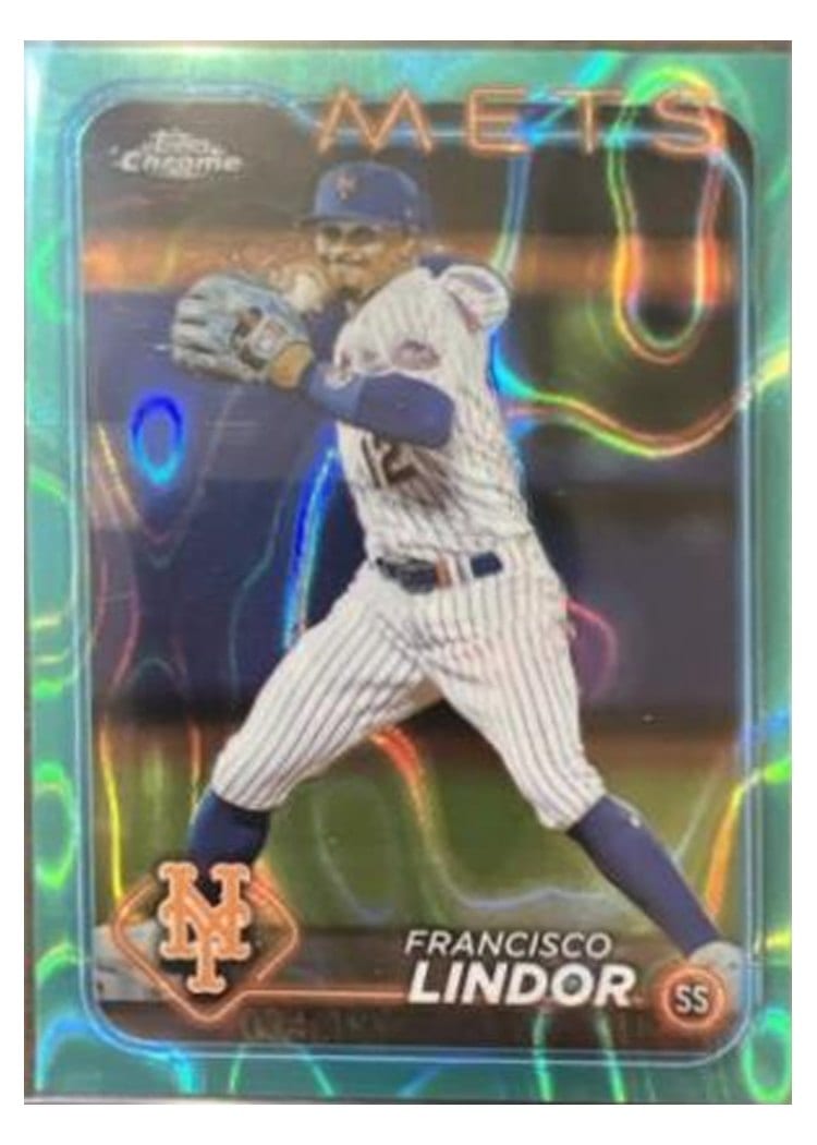 2024 Topps Chrome Francisco Lindor #137 card
