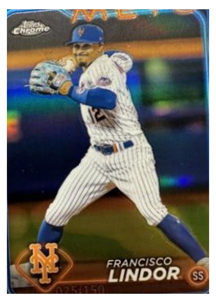 2024 Topps Chrome Francisco Lindor #137 card