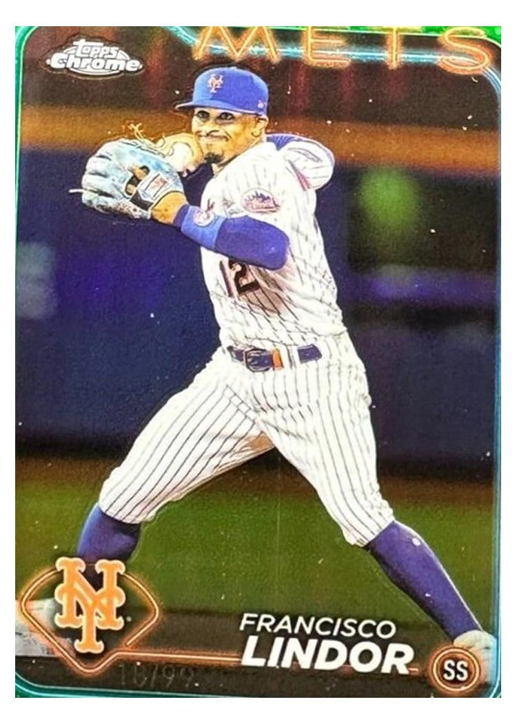 2024 Topps Chrome Francisco Lindor #137 card