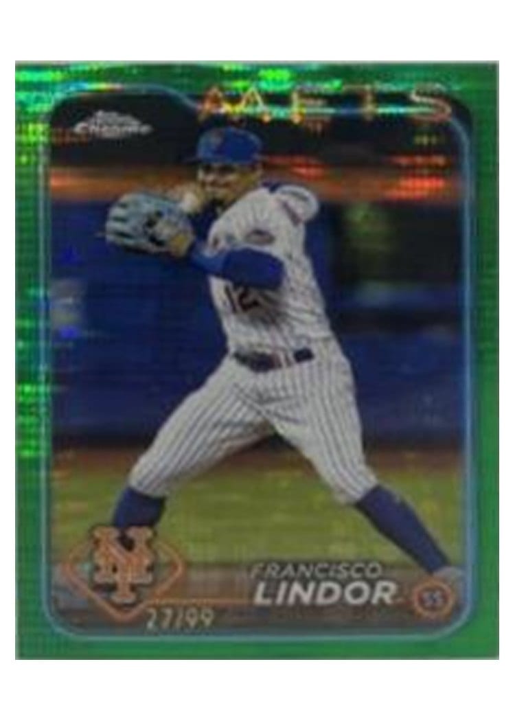 2024 Topps Chrome Francisco Lindor #137 card