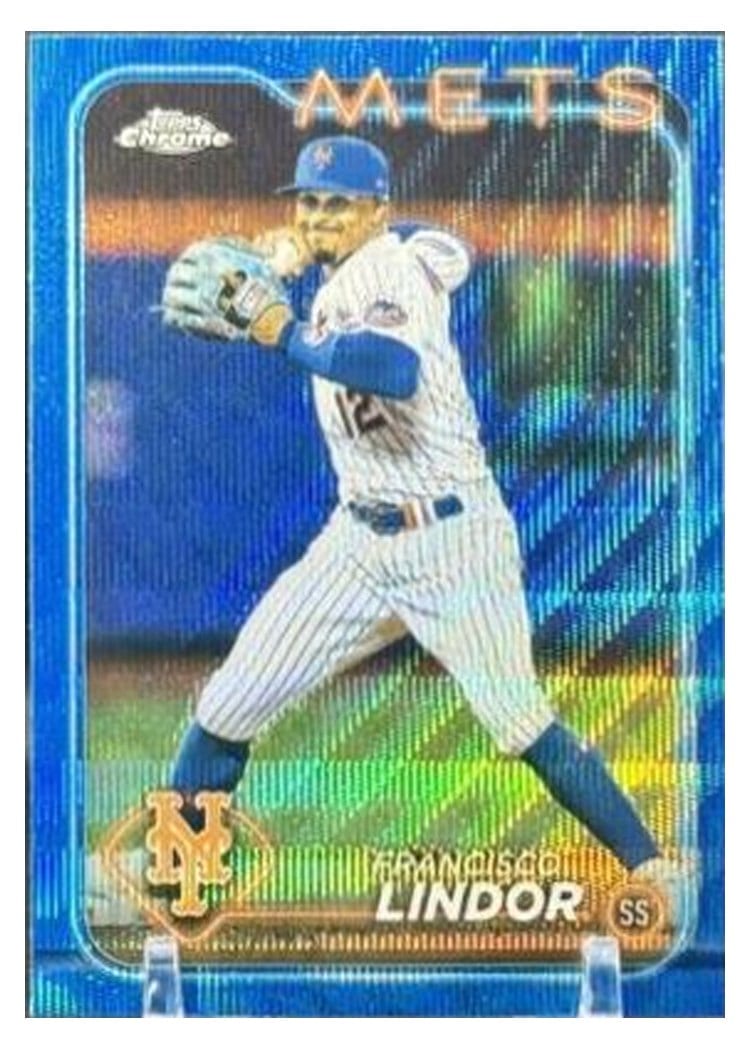 2024 Topps Chrome Francisco Lindor #137 card