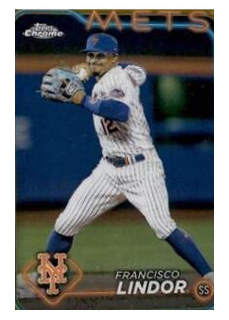 2024 Topps Chrome Francisco Lindor #137 card