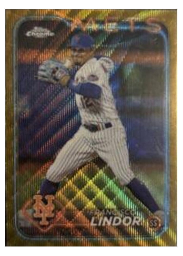 2024 Topps Chrome Francisco Lindor #137 card