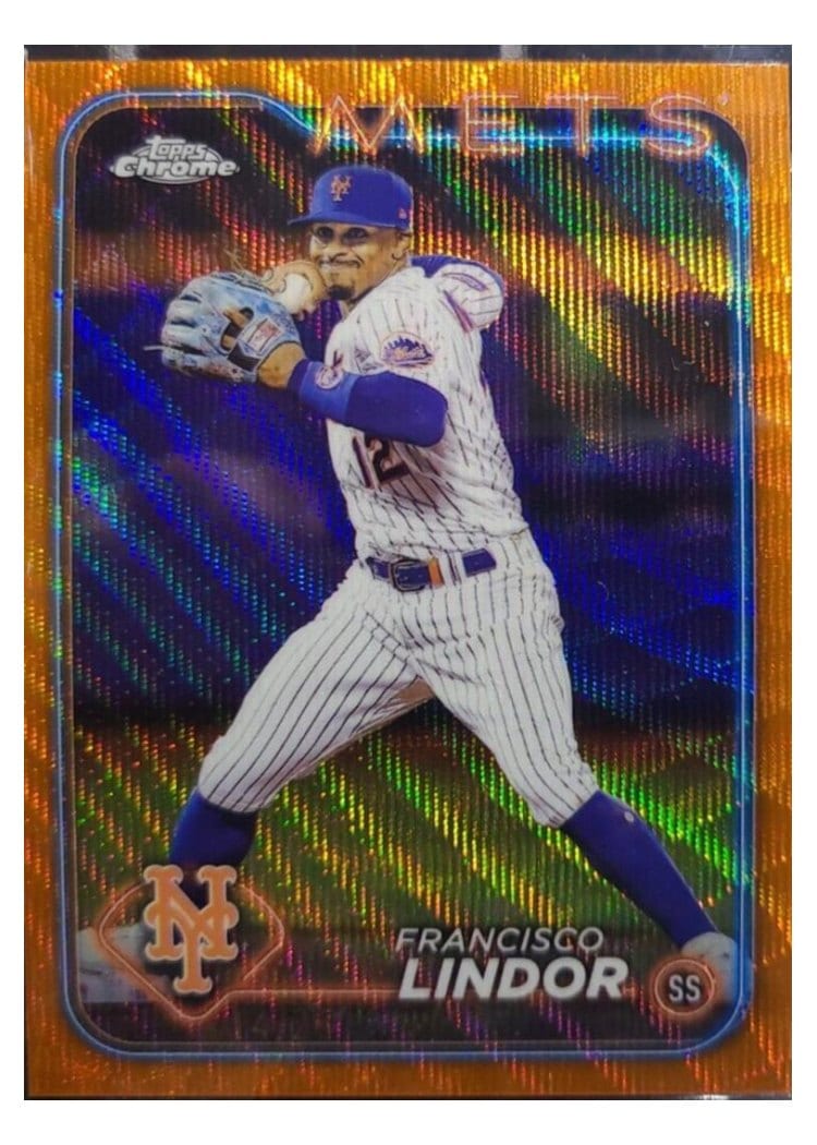 2024 Topps Chrome Francisco Lindor #137 card