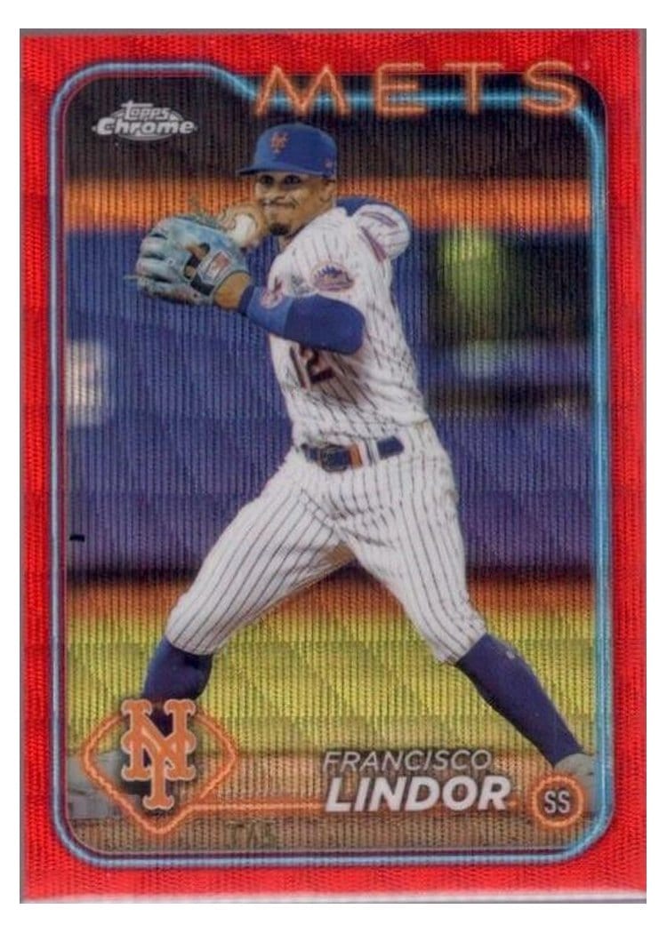 2024 Topps Chrome Francisco Lindor #137 card