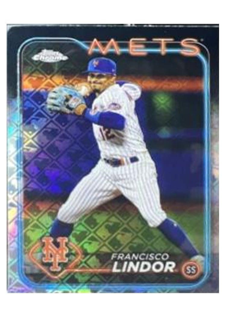 2024 Topps Chrome Francisco Lindor #137 card