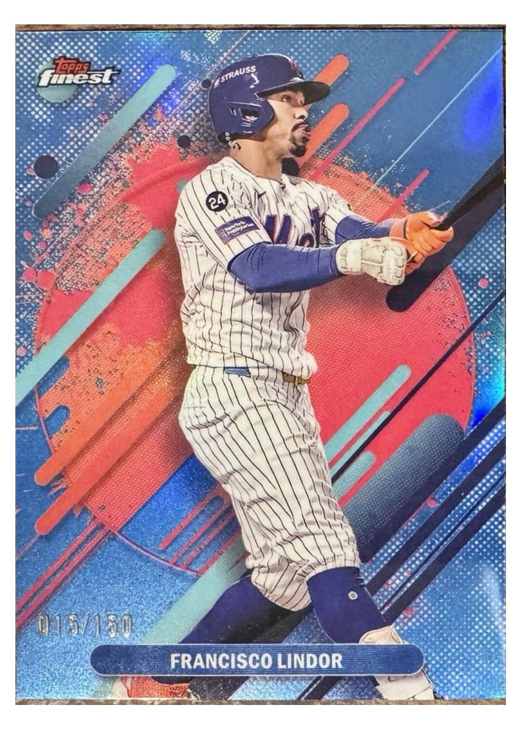 2025 Finest Base Set Francisco Lindor #206 card