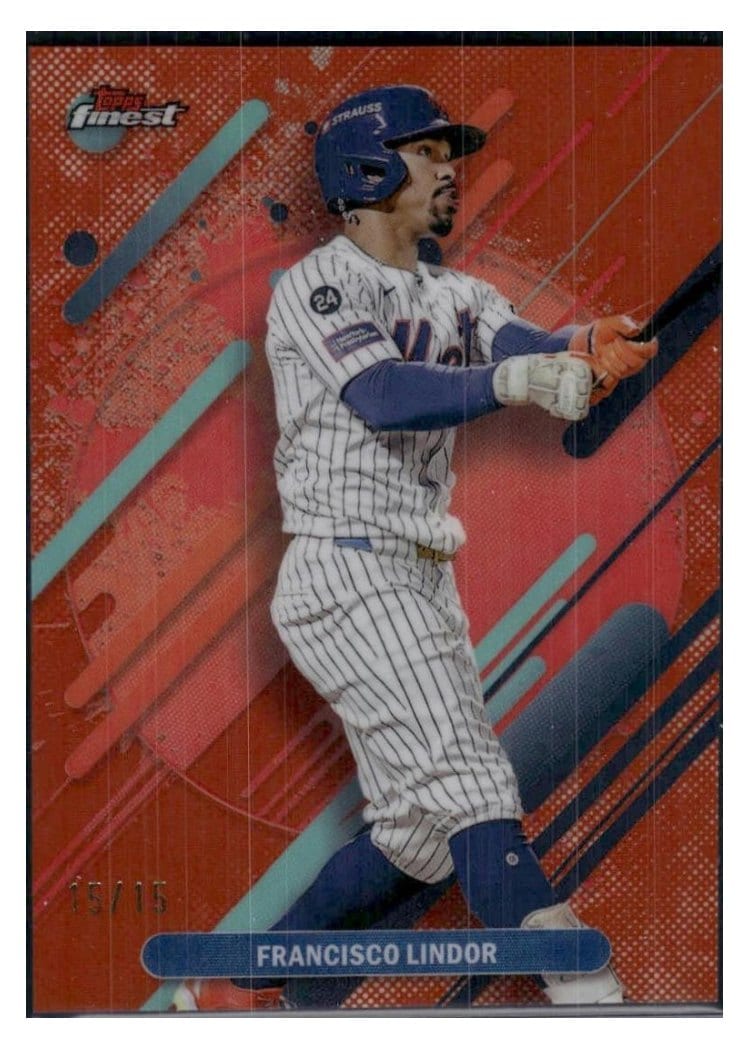 2025 Finest Base Set Francisco Lindor #206 card