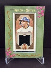 2025 Topps Allen & Ginter Allen & Ginter Mini Framed Relics Francisco Lindor #MFR-FL card