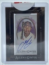 2025 Topps Allen & Ginter Framed Mini Autographs (Baseball) Francisco Lindor #MA-FL