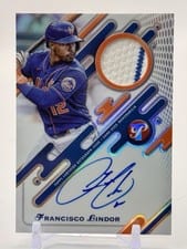 2025 Topps Pristine Pristine Pieces Autograph Relics Francisco Lindor #PPAR-FL card